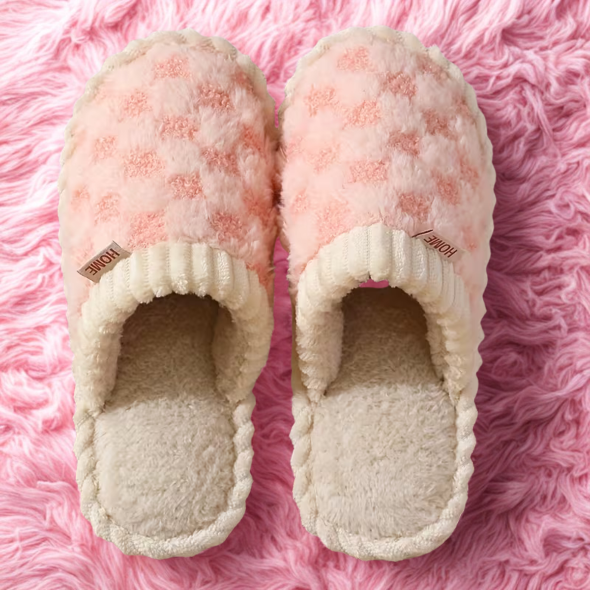 Velora Plaid Pantoffels