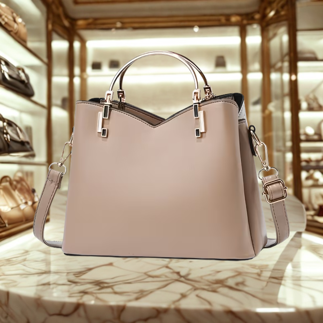 CheriBelle Heart Vegan Leren Schoudertas