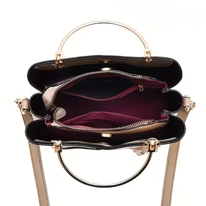 CheriBelle Heart Vegan Leren Schoudertas