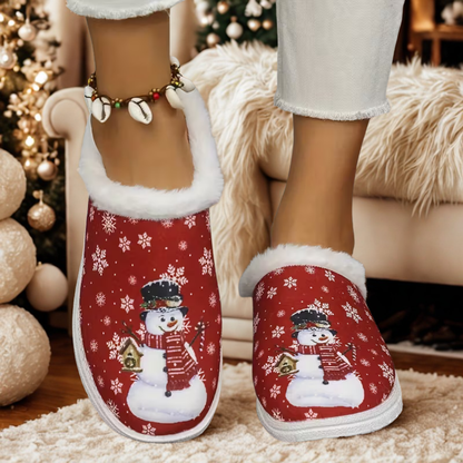 Christmas SnowPuff House Shoes
