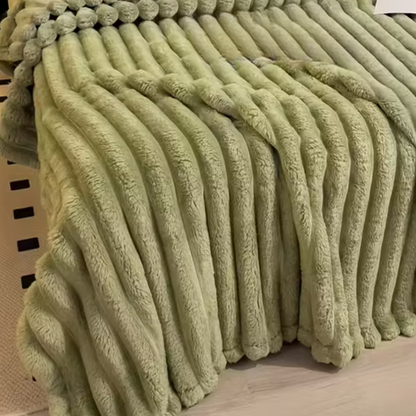 CozyFur Luxe  Ultra-Zacht & Warm Gebreid Plaid voor Bank & Bed