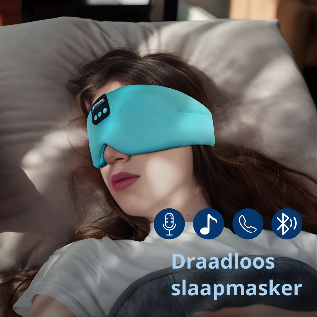 DreamSilence – Luxe Bluetooth Slaapmasker met Muziek
