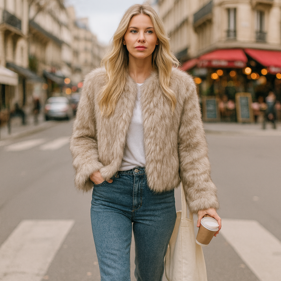 FauxFleur Cozy Luxe Fur Jacket