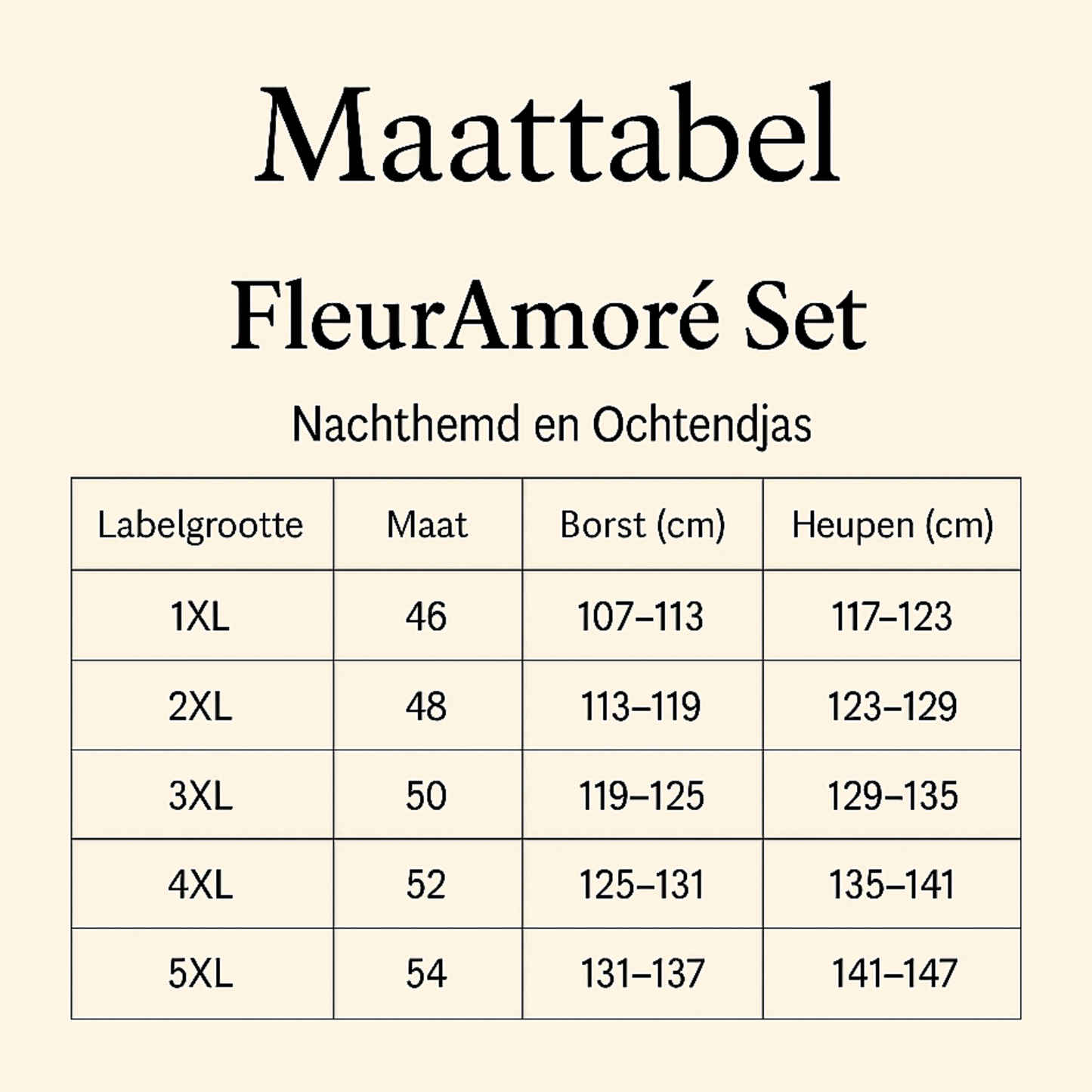 FleurAmoré Set – Plus Size