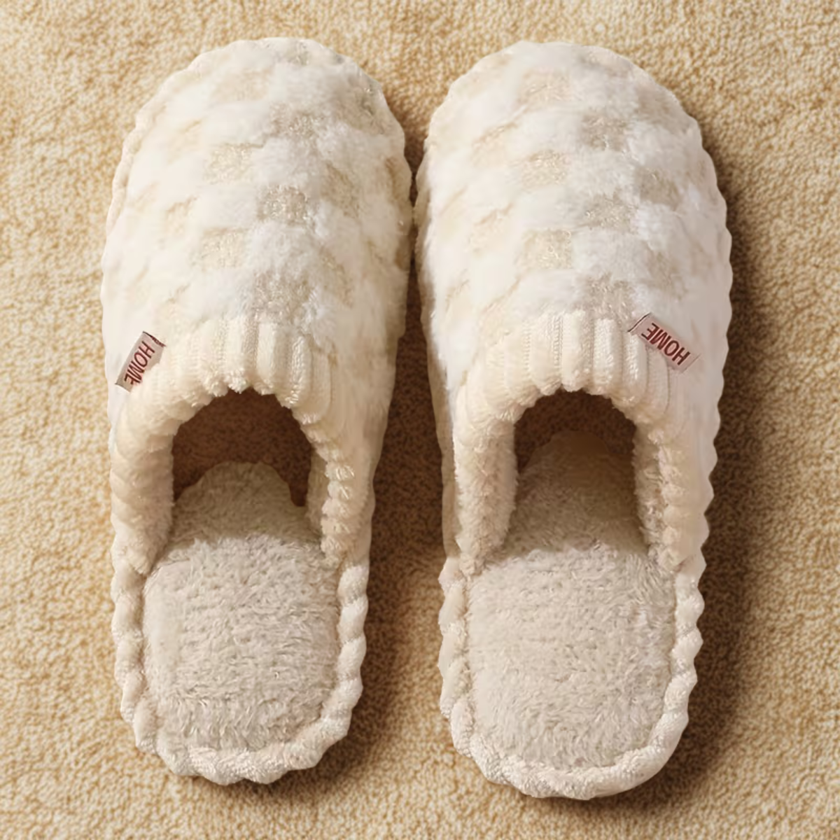 Velora Plaid Pantoffels