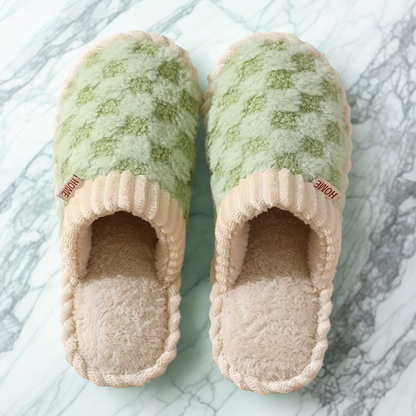 Velora Plaid Pantoffels