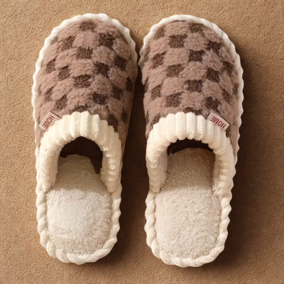 Velora Plaid Pantoffels
