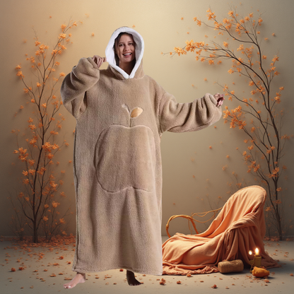 VeluraHood – Luxe Micropluche Hoodiedeken