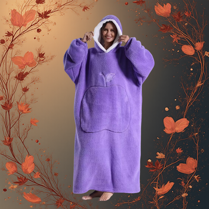 VeluraHood – Luxe Micropluche Hoodiedeken