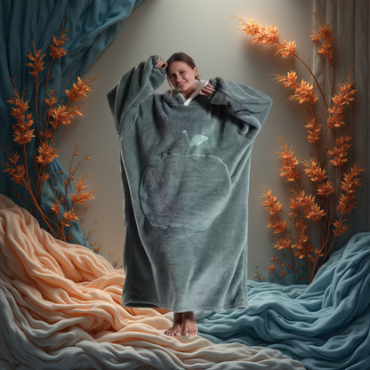 VeluraHood – Luxe Micropluche Hoodiedeken