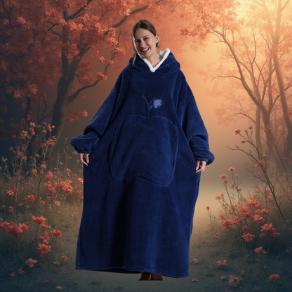 VeluraHood – Luxe Micropluche Hoodiedeken