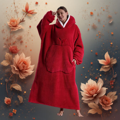 VeluraHood – Luxe Micropluche Hoodiedeken