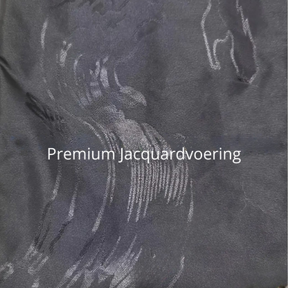 WinterChic Soft Pearl – High-Neck Ombré Faux-Fur Jas